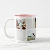 Moederdag 10 Foto's Mam Collage Mok (Links)