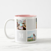 Moederdag 10 foto's Moeder collage mok (Links)