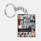 Moederdag 11 Foto Collage Best Mam Ever Sleutelhanger (Voorkant Links)