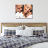 Moederdag 2013 Familieportret Canvas Afdruk (Insitu (Slaapkamer))