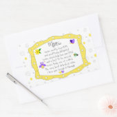 Moederdag 2017 rechthoekige sticker (Envelop)