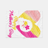 Moederdag 2024 voor vrouwen mam oma liefde fleece deken (Voorkant (Horizontaal))