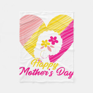 Moederdag 2024 voor vrouwen mam oma liefde fleece deken