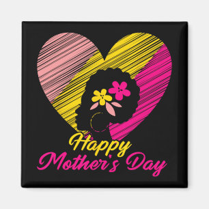 Moederdag 2024 voor vrouwen mam oma liefde magneet