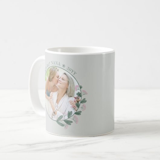 Moederdag 2 Fotoroze Lijst van Afbeelding van wild Koffiemok (Voorkant links)