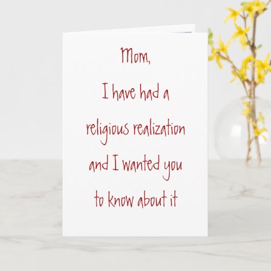 Moederdag #2 kaart (Gele Bloem)