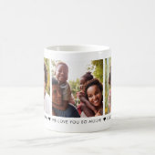 Moederdag 3 foto gepersonaliseerde koffie Mok (Center)