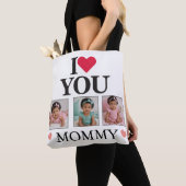 Moederdag 3 Foto Wit  Tote Bag (Dichtbij)