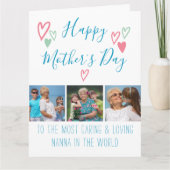 Moederdag 3 Fotoklinieken en typografie Kaart (Voorkant)