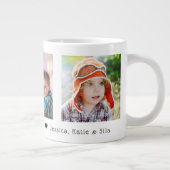 Moederdag 3 Foto's persoonlijke Giant Coffee Mu Grote Koffiekop (Rechts)