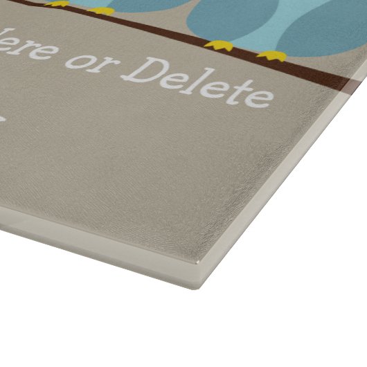 Moederdag - 3 Leuke Uilen - Whooo loves you Snijplank (Hoek)