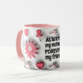 Moederdag "3D-effect" Mok (Voorkant links)