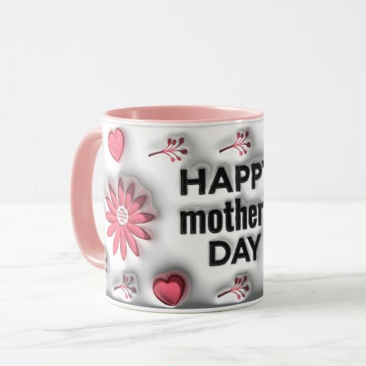 Moederdag "3D-effect" Mok (Voorkant links)