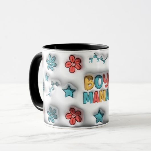 Moederdag "3D-effect" Mok (Voorkant links)