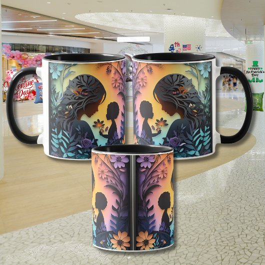 Moederdag "3D-effect" Mok