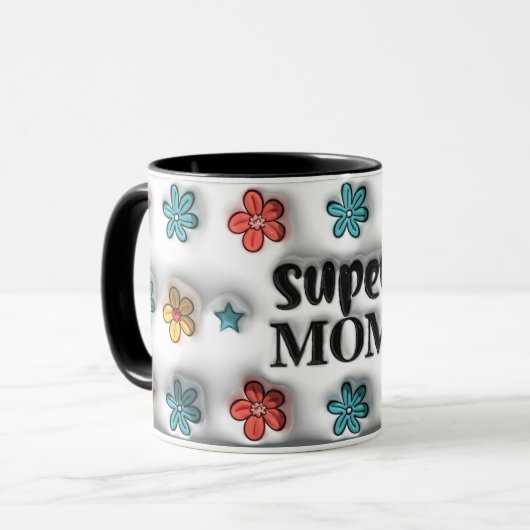 Moederdag "3D-effect" Mok (Voorkant links)