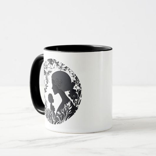 Moederdag "3D-effect" Mok (Voorkant links)