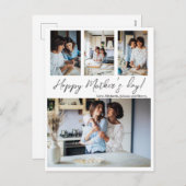 Moederdag 4 Photo Collage Briefkaart (Voorkant / Achterkant)
