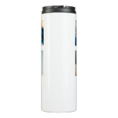 Moederdag 6 fotocollage Thermal Tumbler Thermosbeker (Achterkant)