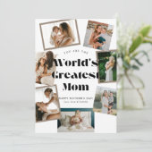 Moederdag 7 Foto Moeder van de Wereld Kaart (Staand voorkant)