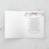 Moederdag aan Wife Romantic Personalize w- Name Kaart (Binnen)