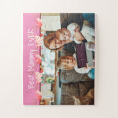 Moederdag Aangepast Foto Beste mammie ooit Legpuzzel (Verticaal)