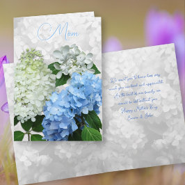 Moederdag aangepaste bericht bloemen