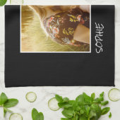 moederdag, aangepaste foto - op maat gemaakt theedoek (Gevouwen)