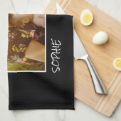 moederdag, aangepaste foto - op maat gemaakt theedoek (Quarter Fold)