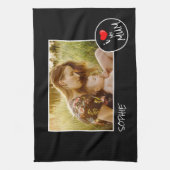 moederdag, aangepaste foto - op maat gemaakt theedoek (Verticaal)