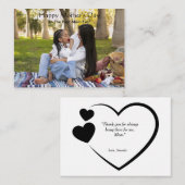 Moederdag aangepaste fotokaart voor mama notitiekaartje (Voorkant / Achterkant)