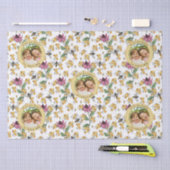 Moederdag Aangepaste Kinder foto Royal Queen Bee Tissuepapier (Craft)