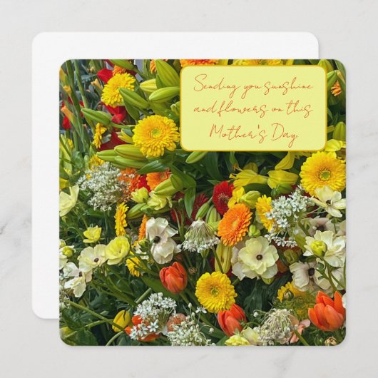 Moederdag Aankondiging (Voorkant / Achterkant)