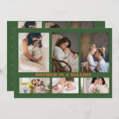 Moederdag Aanpasbare Cadeau Aangepaste Foto's Feestdagenkaart (Voorkant / Achterkant)