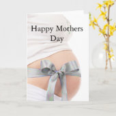 Moederdag-aanstaande moeder kaart (Gele Bloem)