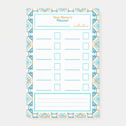 Moederdag ADHD Taakplanner Tracker Takenlijst Post-it® Notes (Voorkant)