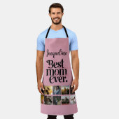 Moederdag Afbeelding Collage Beste Mam Ooit Schort (Gedragen)