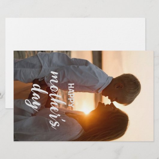 Moederdag afdrukbaar briefpapier (Voorkant / Achterkant)