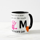 Moederdag afdrukbaar mok (Voorkant rechts)