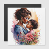 Moederdag Afrikaanse Aquarel Liefdeskunst (Voorkant / Achterkant)