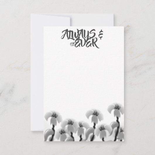 MOEDERDAG ALTIJD BEDANKKAART (Achterkant)