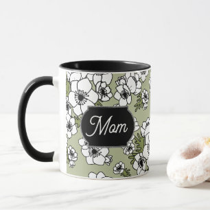 Moederdag Anemone Floral Mok