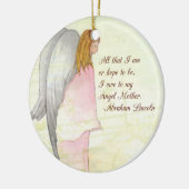Moederdag Angel Religious Keramisch Ornament (Links)