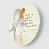 Moederdag Angel Religious, Ronde Gift Grote Klok (Hoek)