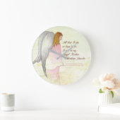 Moederdag Angel Religious, Ronde Gift Grote Klok (Huis)