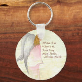 Moederdag Angel Religious Sleutelhanger (Voorkant)