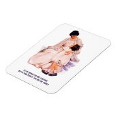 Moederdag  art met citaatcadeau magneet (Linkerzijde)