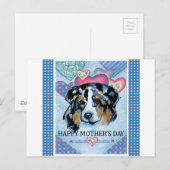 MOEDERDAG AUSTRALIAN SHEPHERD BRIEFKAART (Voorkant / Achterkant)
