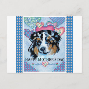 MOEDERDAG AUSTRALIAN SHEPHERD BRIEFKAART