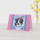 MOEDERDAG AUSTRALIAN SHEPHERD KAART (Gele Bloem)